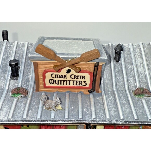 LEMAX Cedar Creek Outfitters Signature Collection Holiday Caddington Vilage NEW - Picture 5 of 16